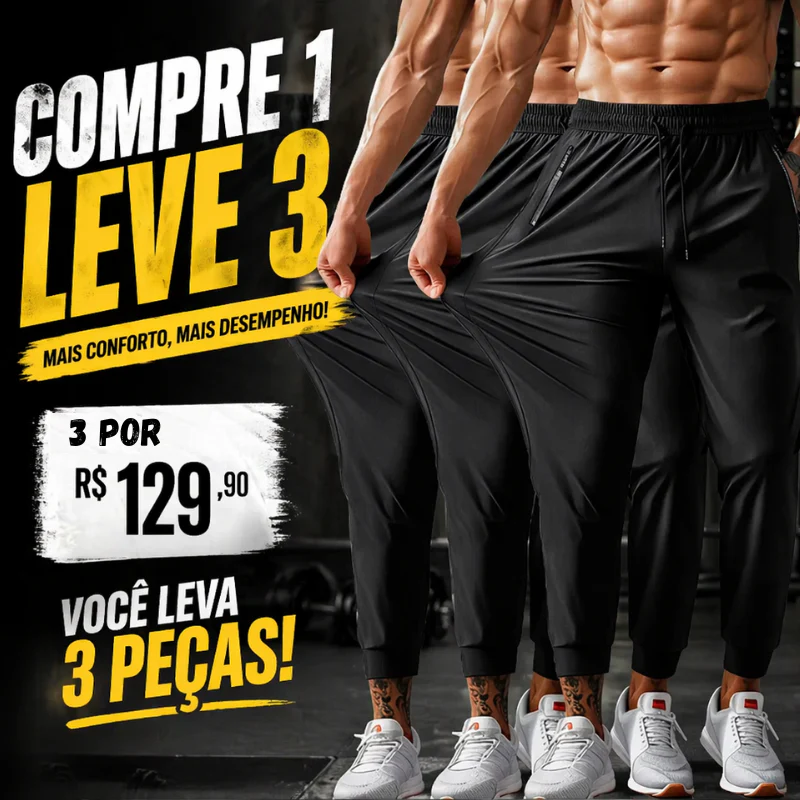 Calça Jogger Masculina Dry Fit - Toque Gelado